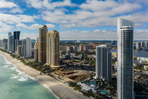 istock Sunny Isles Beach aerial photo 1129018115