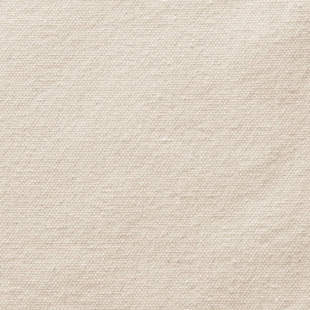 Beige canvas burlap texture background in light sepia brown with cotton fabric pattern for arts painting backdrop, sacking and bagging design