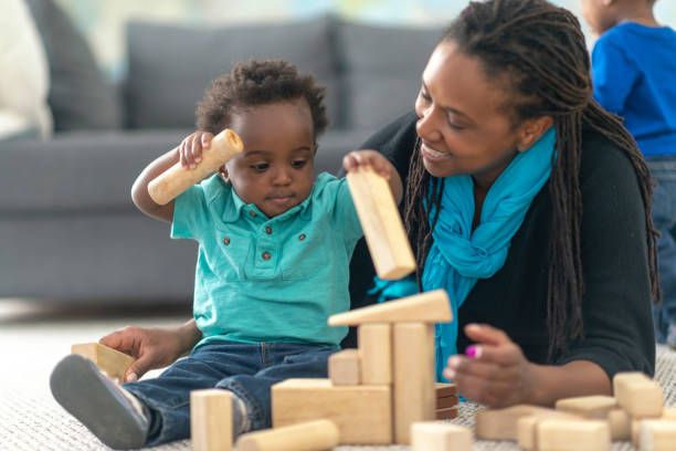 istock Single mother plays with her toddler 1129020120