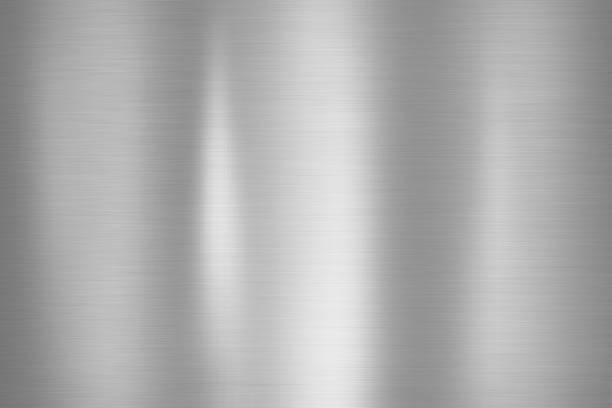 金属のステンレステクスチャの背景 - stainless steel ストックフォトと画像
