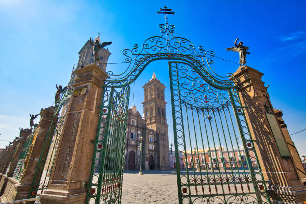 istock Mexico, Landmark Puebla Central Cathedral 1129042258