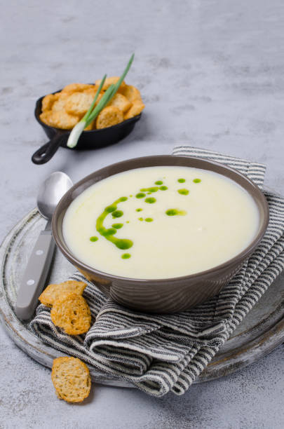 istock Traditional cream vegetable soup 1129044477