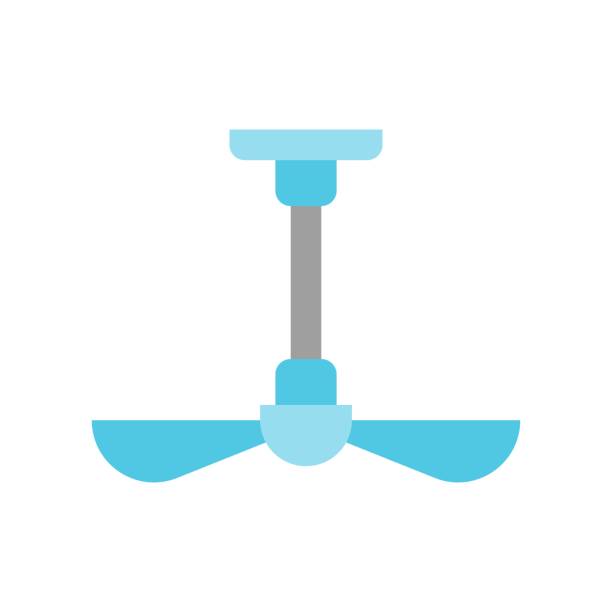 Ilustración de Ilustración De Vector De Ventilador De Techo Aislado Filat Icono De Estilo y más Vectores Libres de Derechos de Ventilador de techo - iStock Ilustración de Ilustración De Vector De Ventilador De Techo Aislado Filat Icono De Estilo y más Vectores Libres de Derechos de Ventilador de techo - iStock