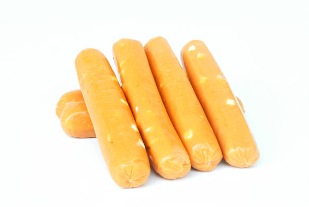 istock Hot dogs Cheese mix. 1129050062