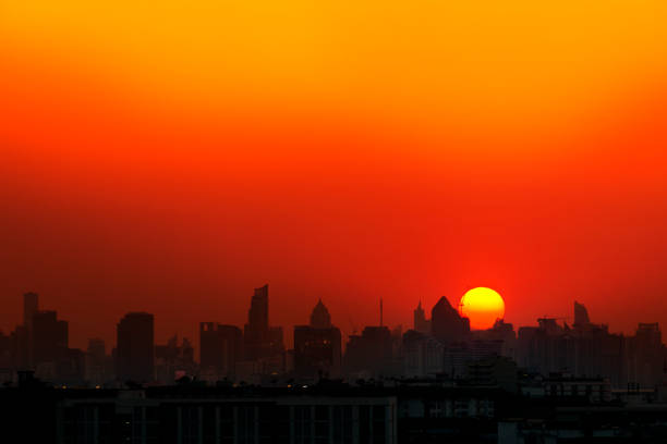 istock Building urban at sunset 1129050998