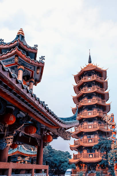 istock Chinese architecture in Bangkok 1129052459