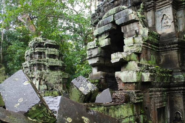 istock Old ruins of Angkor Wat 1129059530