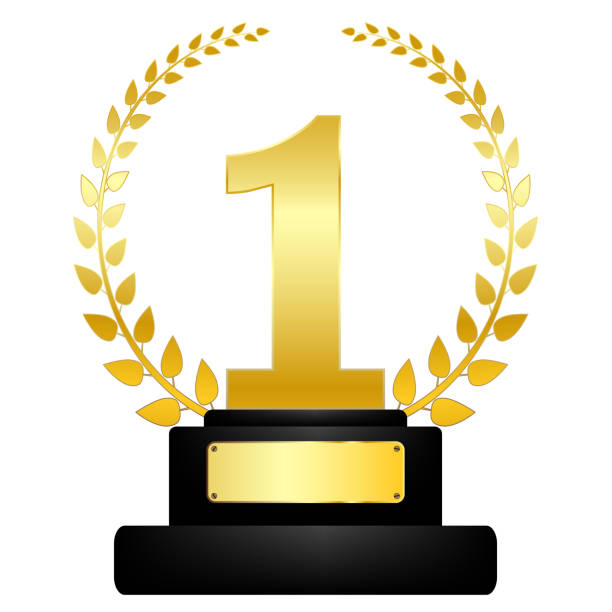 istock Golden award winner icon, success, reward 1129069850