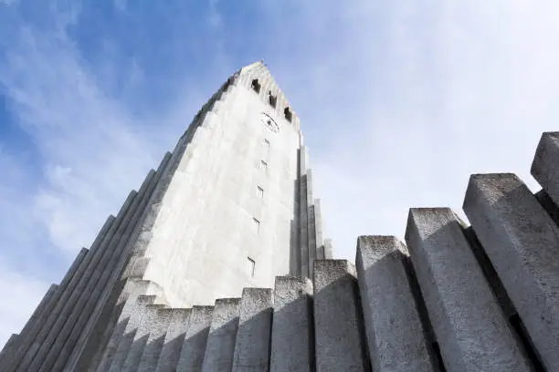Hallgrímskirkja is a Lutheran parish church in Reykjavík, Iceland. At high, it is the largest church in Iceland and among the tallest structures in the country.