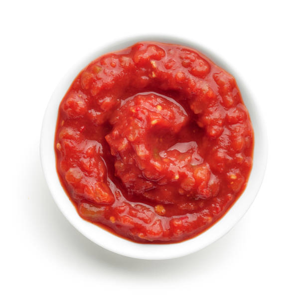 istock bowl of mexican salsa sauce 1129075058
