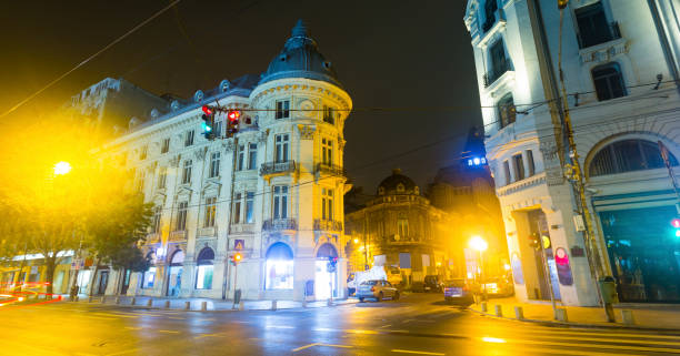 istock Streets of Bucharest, Romania 1129076288