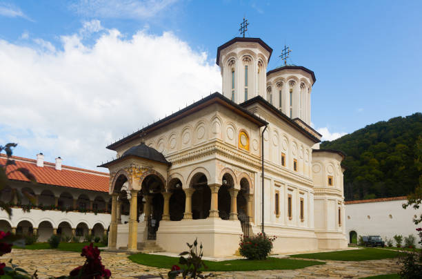 istock Monastery Horezu is architectural landmark 1129076291