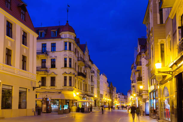 istock Streets of Torun in evening 1129076312