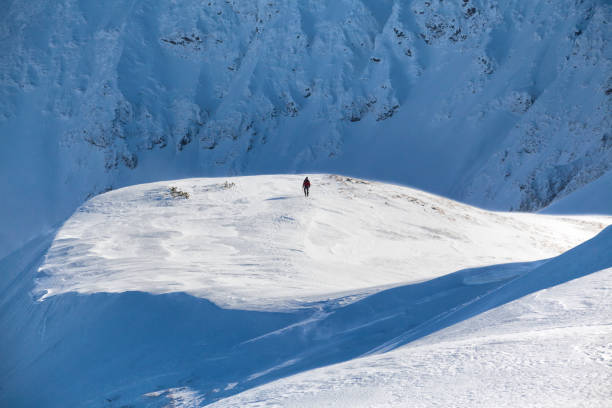 istock One tourist in Tatra 1129076345