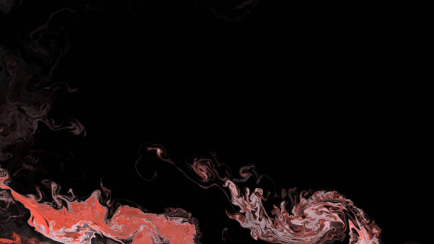 istock Fantastic structure of colorful Chaotic motion. 1129076845