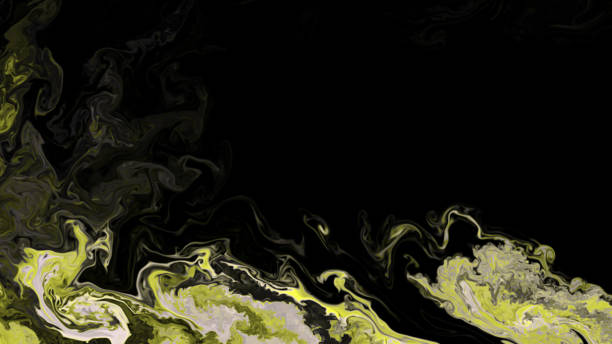 istock Fantastic structure of colorful Chaotic motion. 1129076856