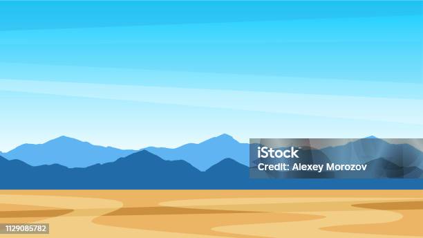 Beautiful Southern Scenic Landscape With Mountains Southern View Texas Stock Illustration - Download Image Now