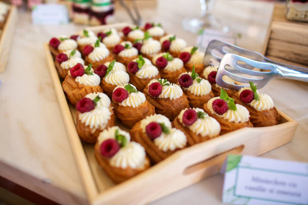 istock Delicious candy bar in restaurant 1129085987