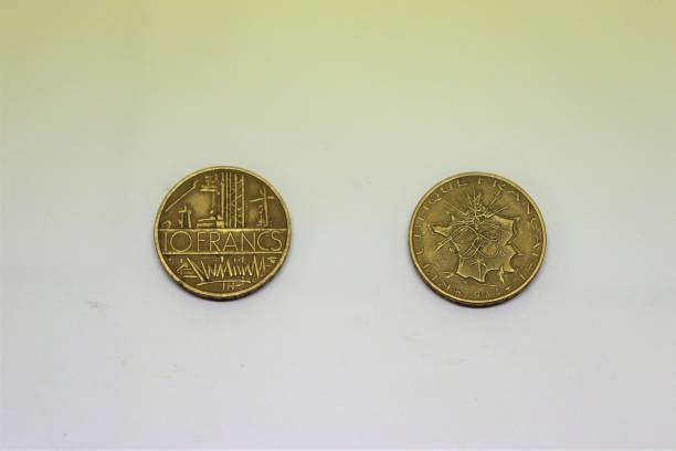 istock COIN OF 10 FRANCS FRANCS - 1984 1129086349