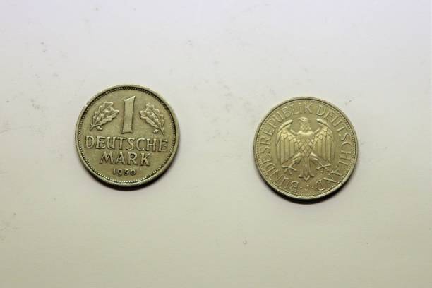 istock 1 DEUTSCHE MARK COIN COIN - 1950 - GERMANY 1129093769