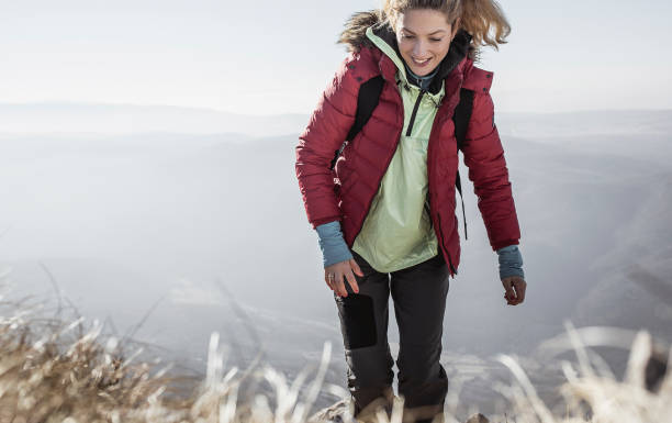 istock Young Woman Hiking 1129095063