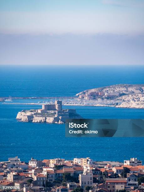 The Chateau Dif Is A Fortress Located On The Island Of If The Smallest Island In The Frioul Archipelago Situated In The Mediterranean Sea In The Bay Of Marseille In Southeastern France Stock Photo - Download Image Now