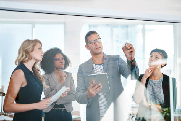 istock Mapping out the way to their team's success 1129108167