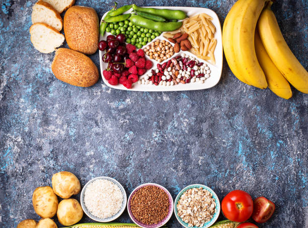 istock Healthy products sources of carbohydrates. 1129110194