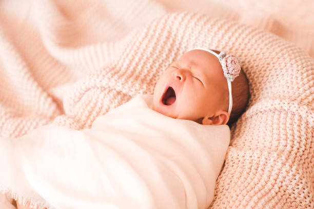 istock Baby girl crying 1129110369