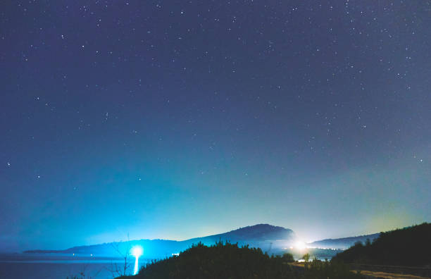 istock Night landscape in Albania 1129117331