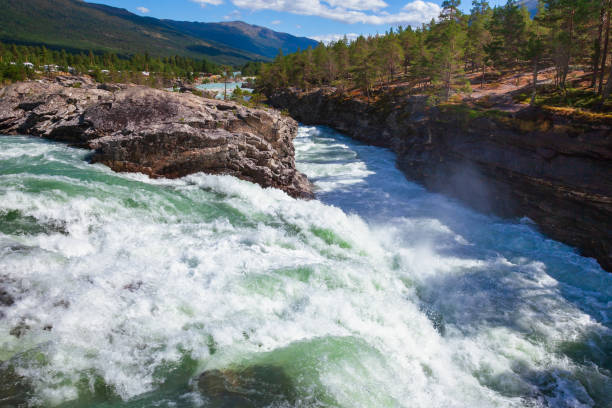 istock Donfoss waterfall Otta river Skjak Oppland Norway Scandinavia 1129119228