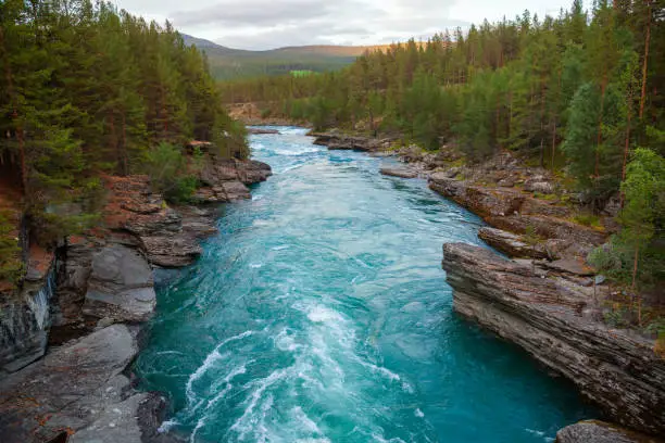 Photo of Sjoa river rapids Oppland Norway Scandinavia