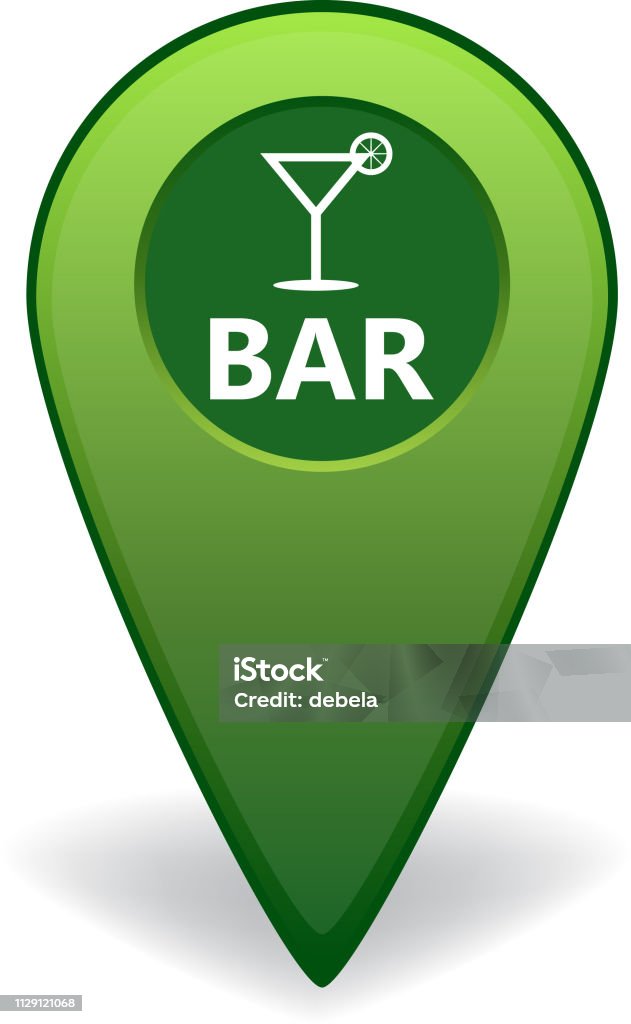 Map Pointer Bar Bar Map Pointer For Gps Navigation Stock Illustration - Download Image ...