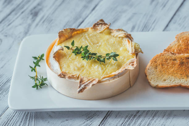 istock Baked Camembert cheese 1129124157