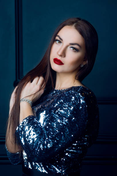 istock beautiful young brunette woman 1129129251
