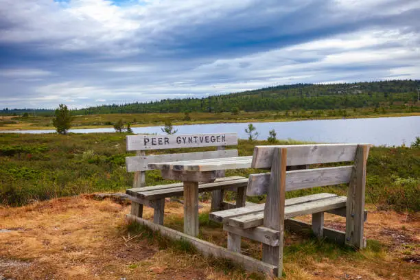 Photo of Picnic table at Peer Gynt Vegen scenic tourist mountain road in Oppland Norway