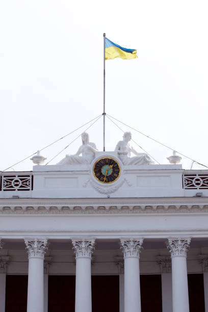 palais de la mairie, odessa - pushkin photos et images de collection