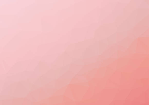 ポリゴン背景パターン - 多角形 - ピンクの壁紙 - ベクトル イラスト - ピンク　背景点のイラスト素材／クリップアート素材／マンガ素材／アイコン素材