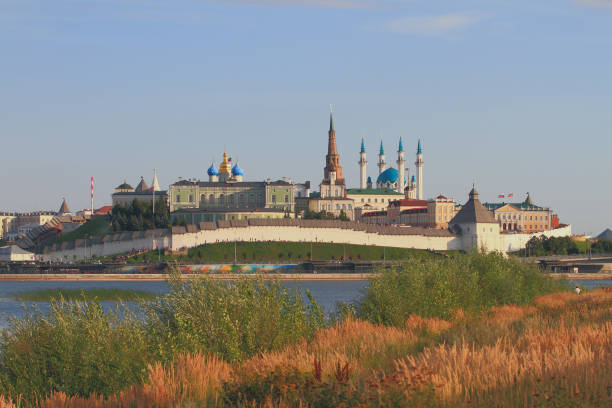 istock Coast, river, Kremlin. Kazan, Russia 1129143373
