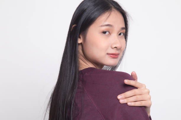istock Happy Beautiful young Asian woman. 1129144179