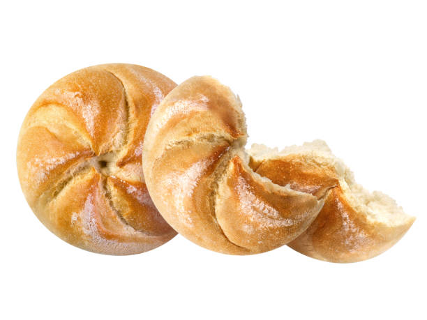 istock Freshly baked loafs of austrian round bread 