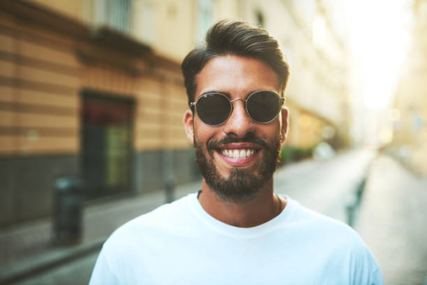 Shot of a young man hanging out in the city
