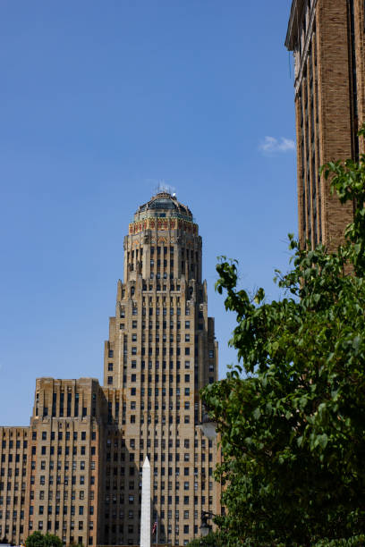 istock Buffalo City hall and Niagara Square 1129146047