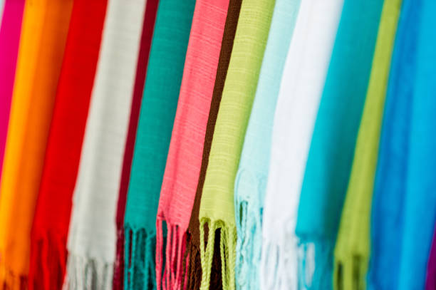 istock Beautiful colorful scarf images Abstract concept With copy space 1129148426