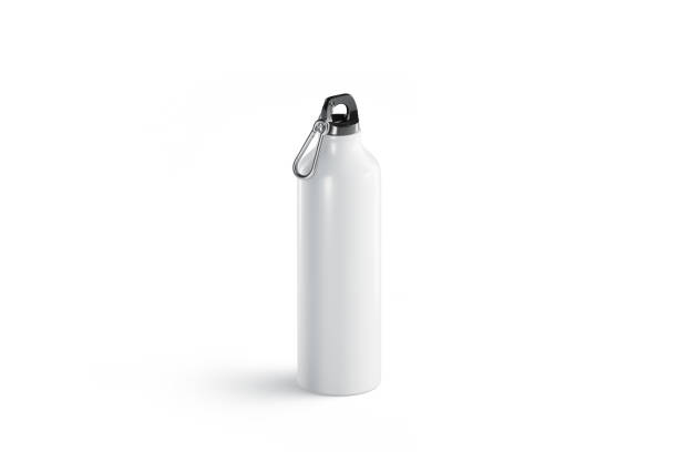 istock Blank white sport bottle mock up, isolated, side view 1129148925