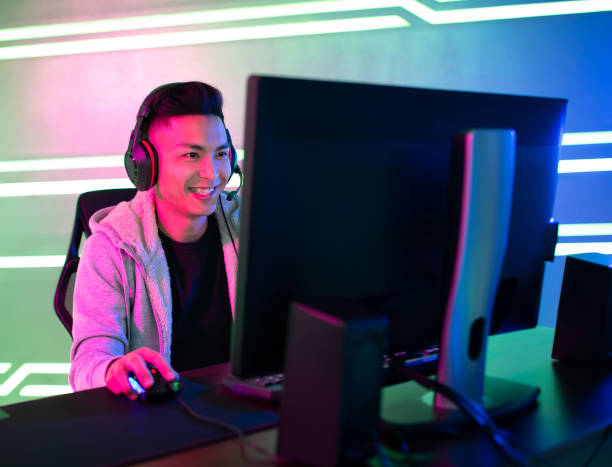 istock cyber sport gamer playing game 1129149448