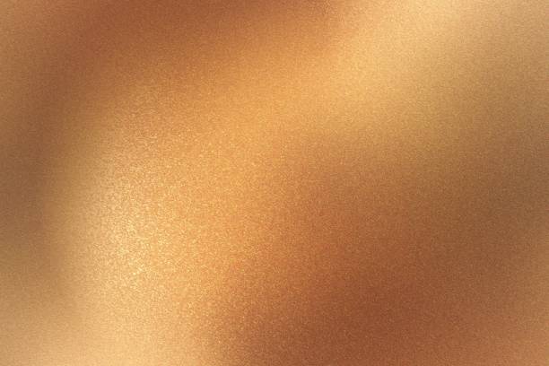 Reflection On Rough Copper Wave Surfaces Abstract Background Stock Photo -  Download Image Now - iStock