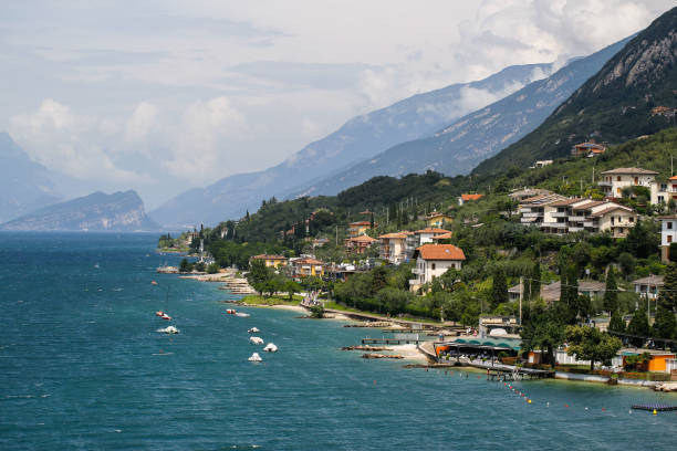 istock Beautiful view with coast near sea 1129150983