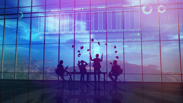 istock Success in trading on the stock exchange 1129151536