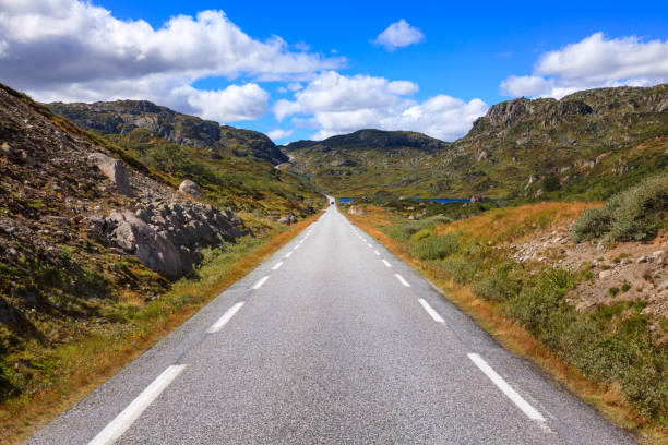 istock Scenic mountain road in Norway Scandinavia 1129151615